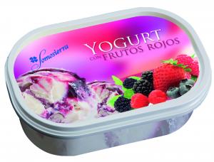Yogurt and forest fruits 1l tub